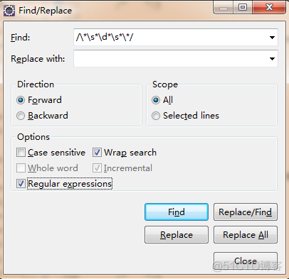 eclipse+正则+替换_java