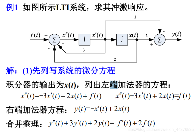 【信号与系统】（六）连续系统的时域分析 ——冲激响应与阶跃响应_信号与系统_05