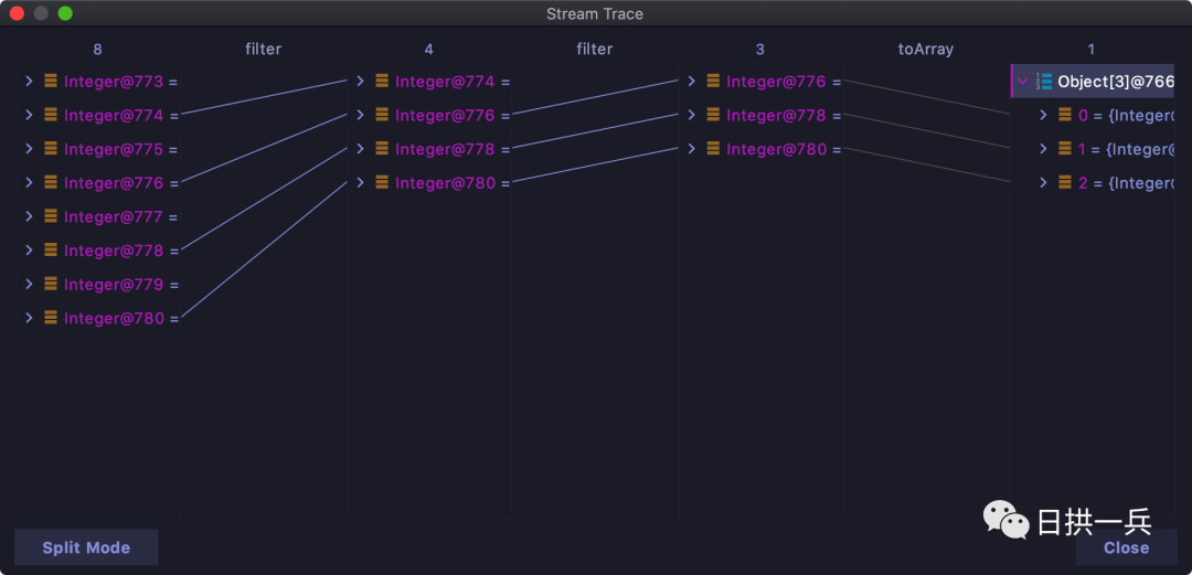 IntelliJ IDEA 小技巧： Stream Trace 功能！_java学习_05