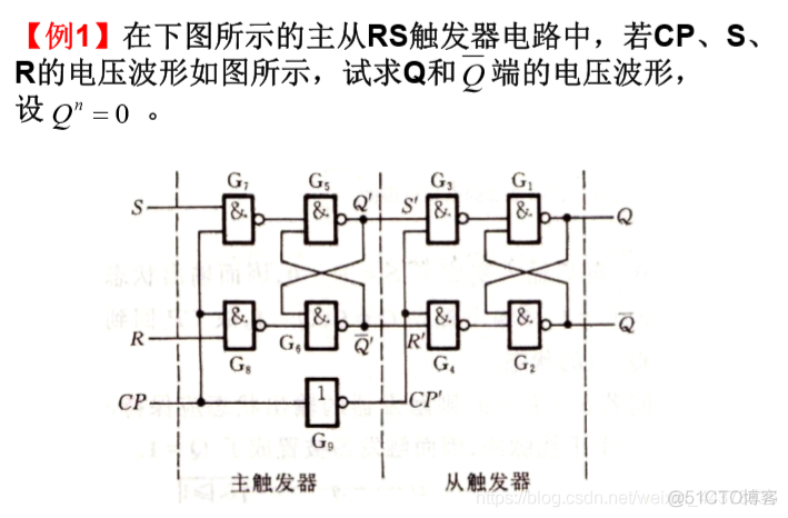 （十四）【数电】（半导体存储电路）主从（脉冲）触发器_数电_04