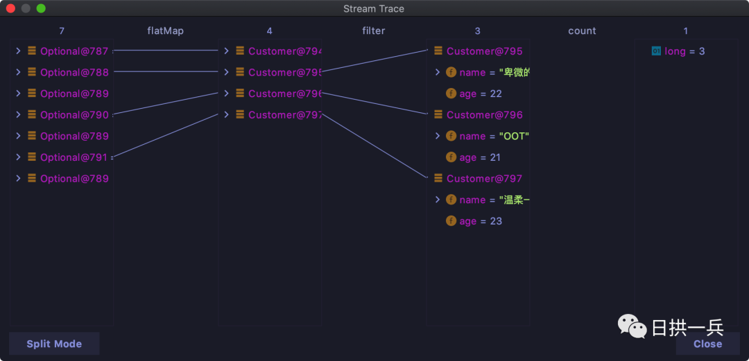 IntelliJ IDEA 小技巧： Stream Trace 功能！_java学习_06