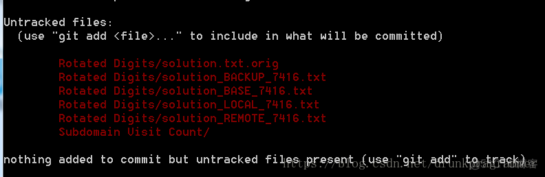 git 清除所有untracked file_研发管理