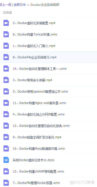 docker企业实战视频教程_docker