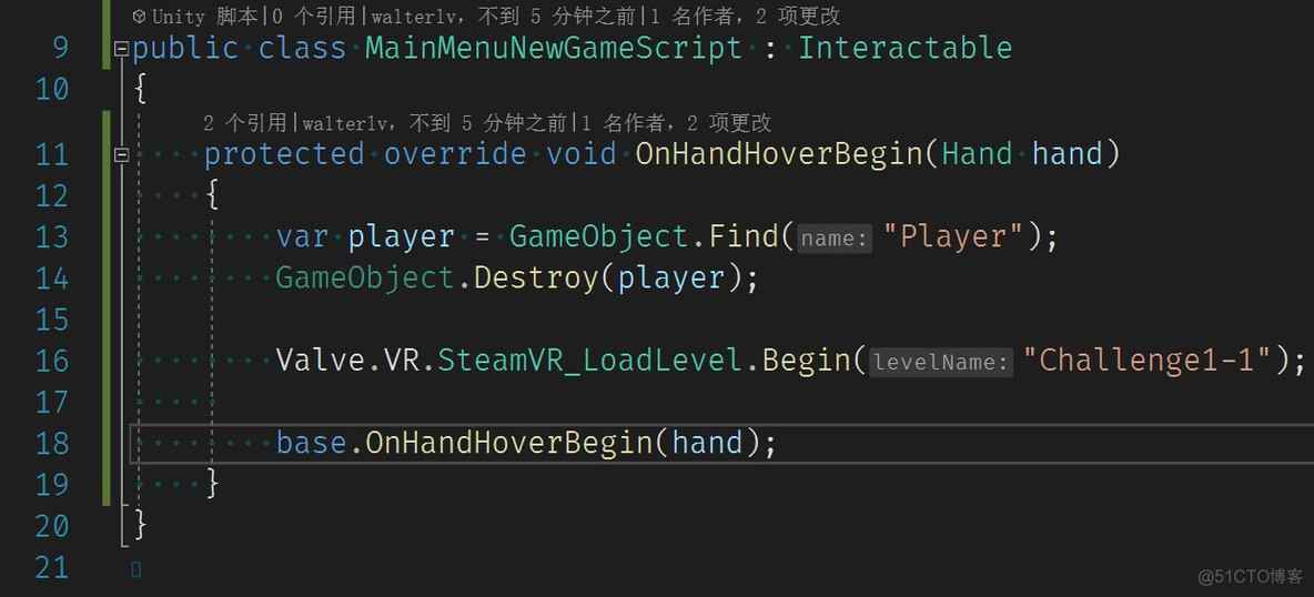 Unity3D OpenVR SteamVR 点击菜单切换场景_C#_02