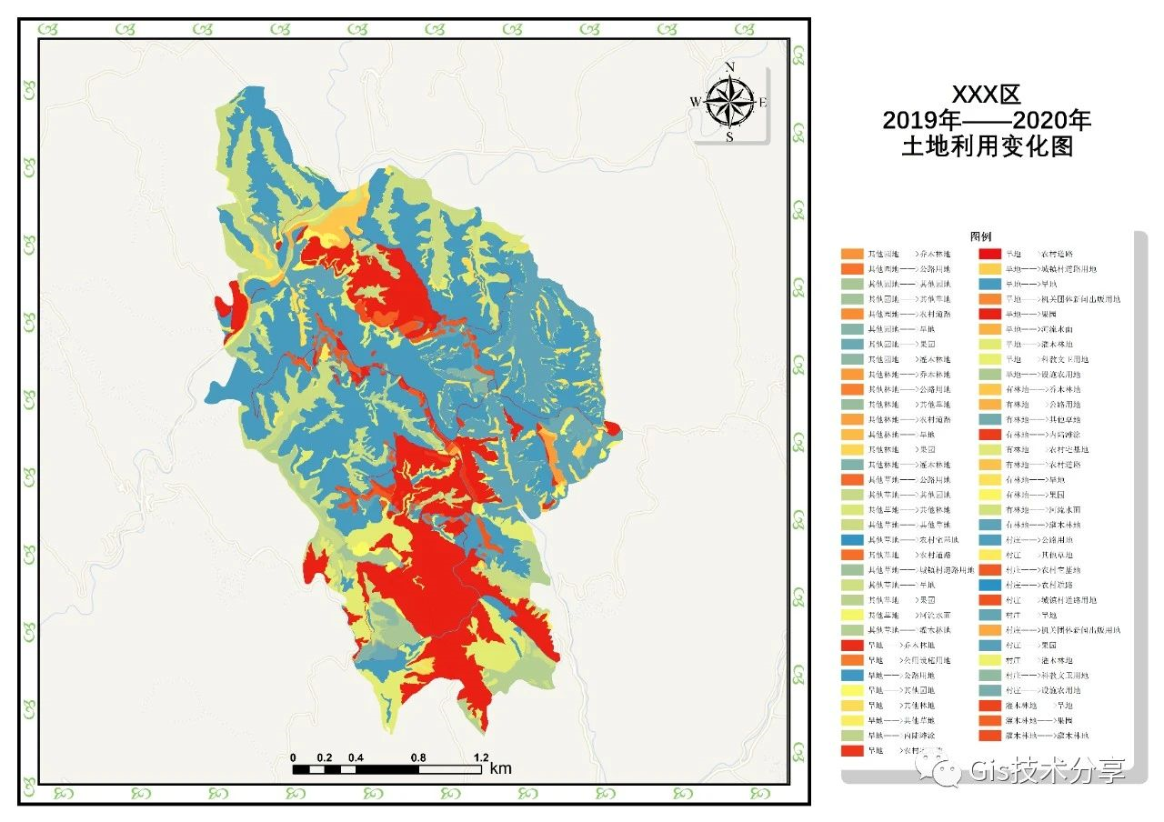 【ArcGIS技巧】利用ArcGIS做土地利用变化分析（三）_java