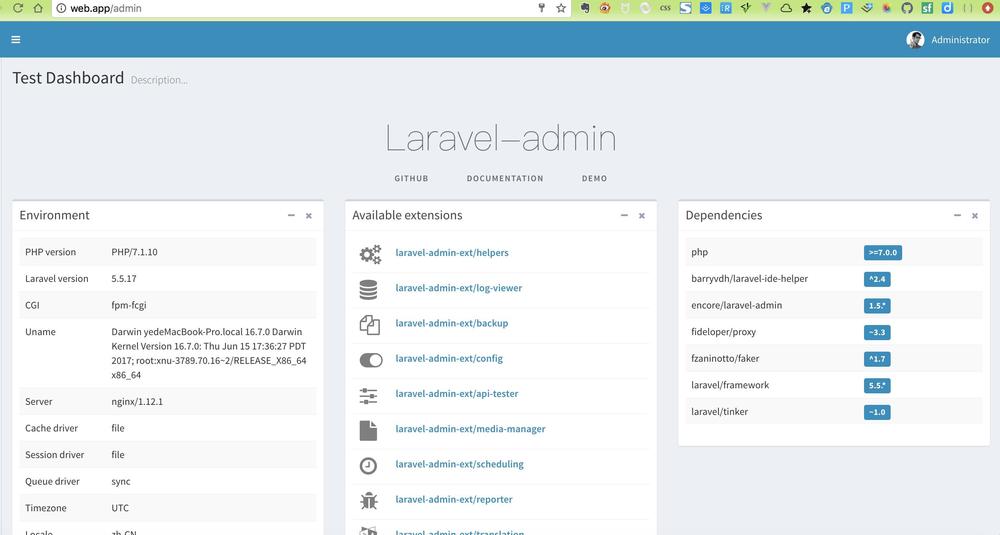 推荐一个 Laravel admin 后台管理插件_PHP