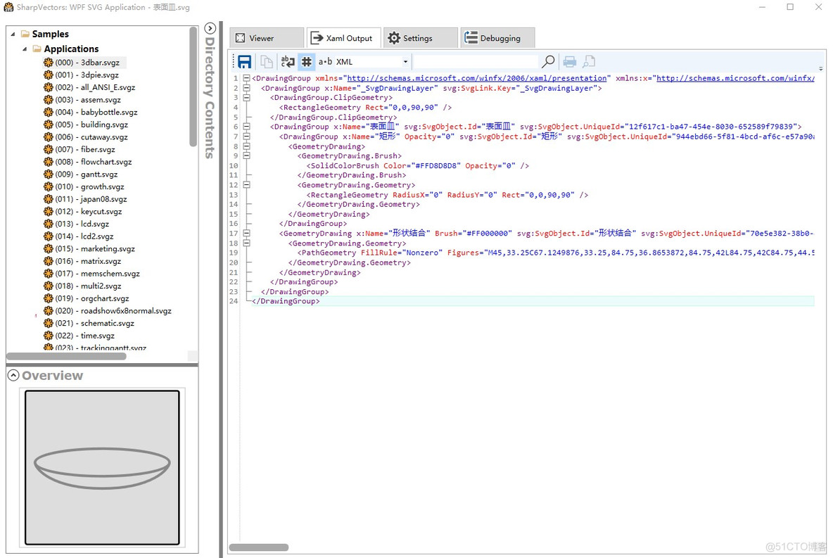WPF 将 SVG 转 XAML 的工具_dotnot_02