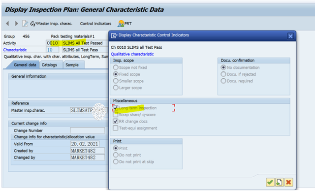 SAP QM 含有Long-term检验特性的检验批UD完成后还能继续录入检验结果？_SAP文章_04