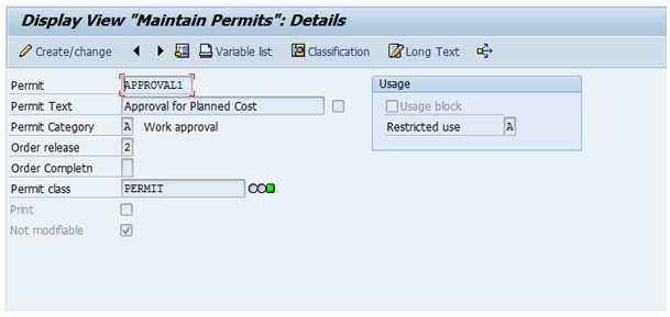 Usage of Permits in SAP Plant Maintenance_SAP文章_10