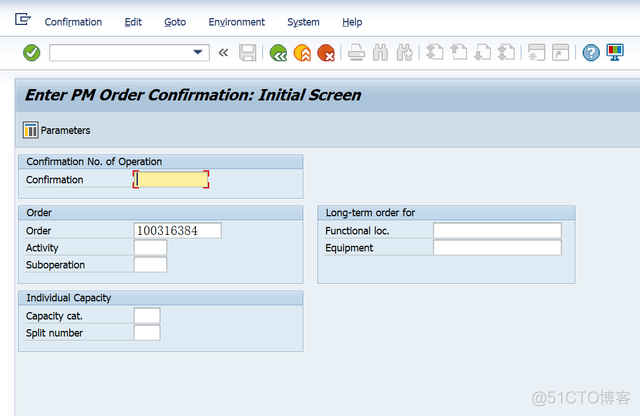 SAP PM 入门系列15 - IW41 维护订单确认_SAP文章_02