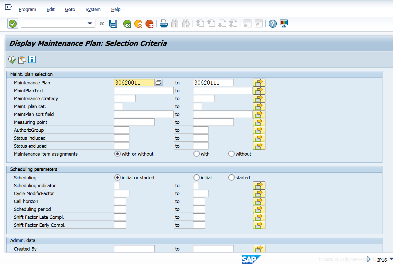 SAP PM入门系列33 - IP16 维修计划报表_SAP文章