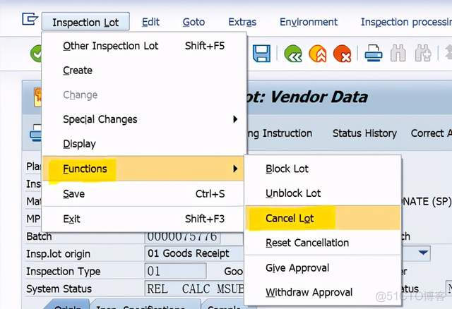 SAP QM 内向交货单包装的时候触发的检验批不能被自动取消？_SAP_10
