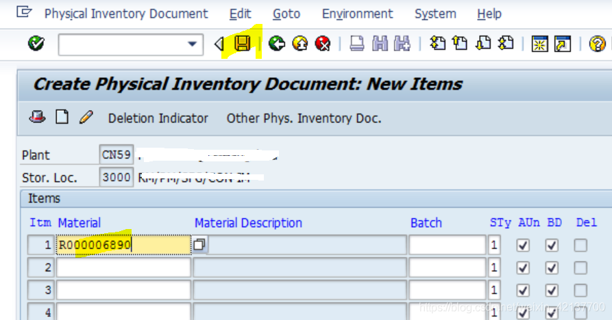 SAP MM MI01事务代码里的批次确定_SAP文章_02