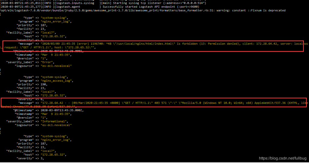 超强干货！通过filebeat、logstash、rsyslog 几种方式采集 nginx 日志_nginx_19