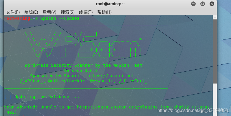 KaliLinux——Wordpress渗透之Wpscan工具_渗透测试_02