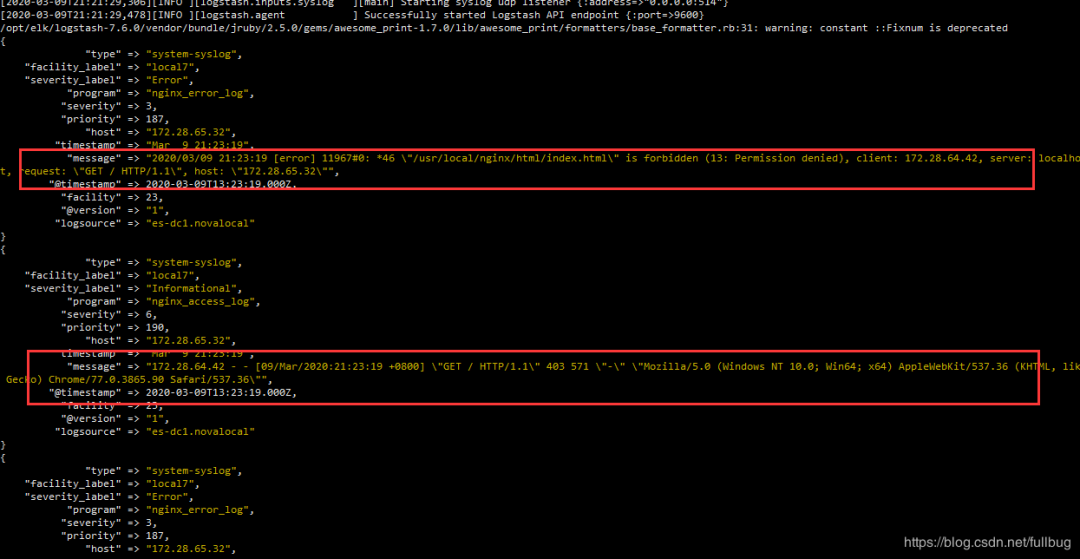 超强干货！通过filebeat、logstash、rsyslog 几种方式采集 nginx 日志_nginx_16