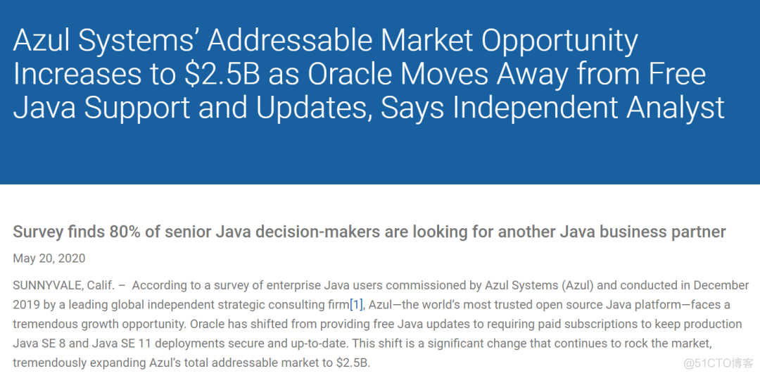 危险！80%用户正在考虑放弃 Oracle JDK…_java_02