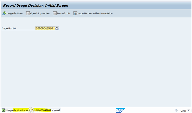 SAP QM 含有Long-term检验特性的检验批UD完成后还能继续录入检验结果？_SAP文章_05