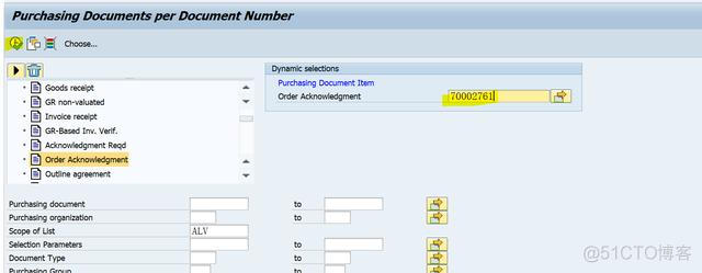 「SAP技术」SAP MM ME2N报表能按‘order acknowledgement‘查询采购订单_SAP文章_04