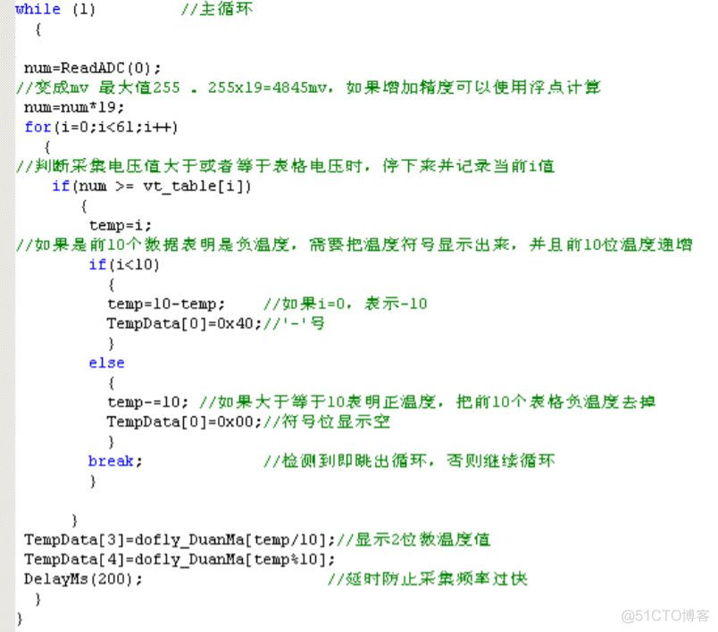 单片机|热敏电阻测实时温度，数码管显示_随笔_02