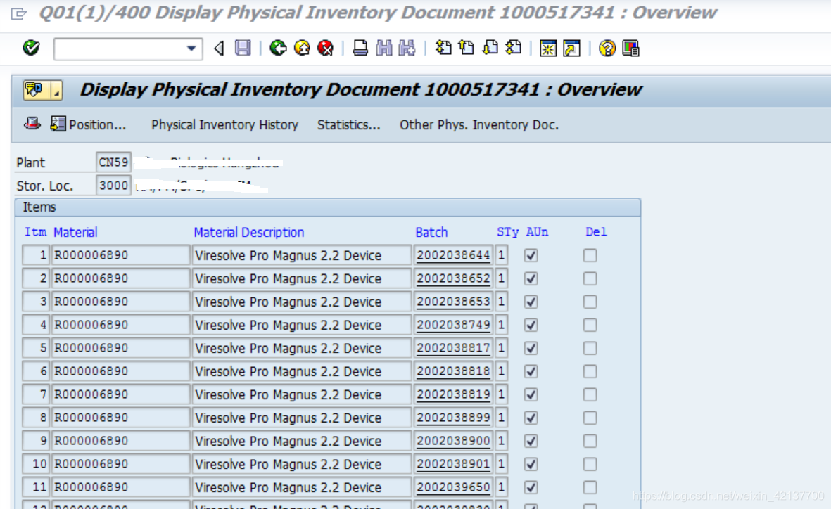 SAP MM MI01事务代码里的批次确定_SAP文章_04