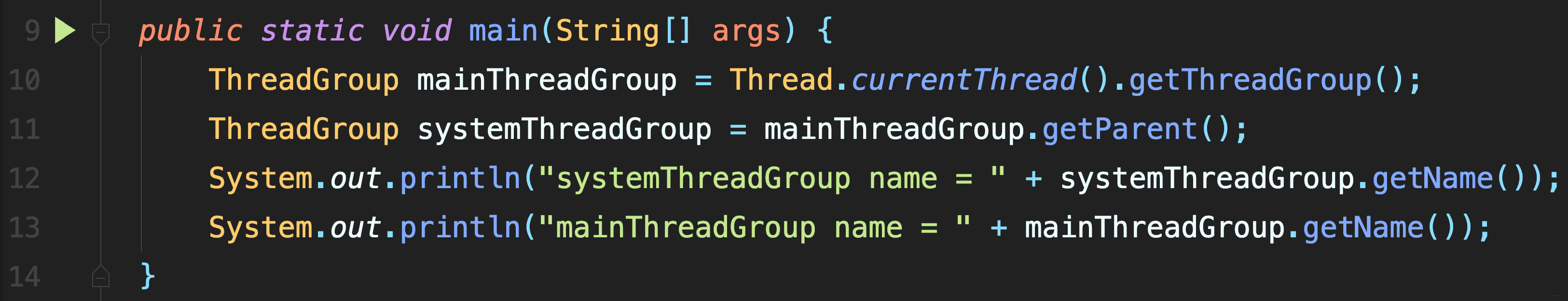 Java线程组ThreadGroup_ThreadGroup