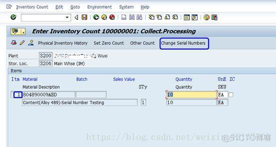 SAP MM 盘点事务中的序列号_SAP MM_07