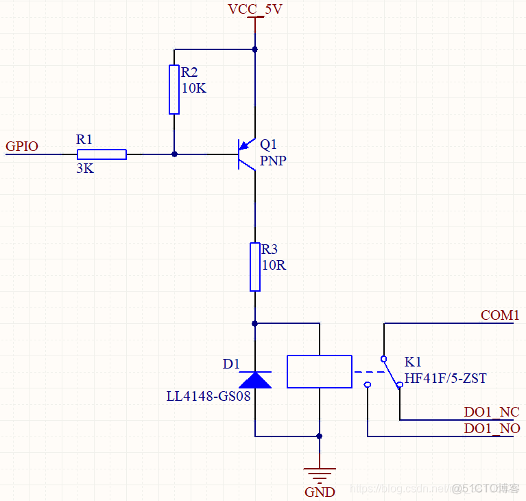 如何设计三极管控制继电器电路_三极管_02