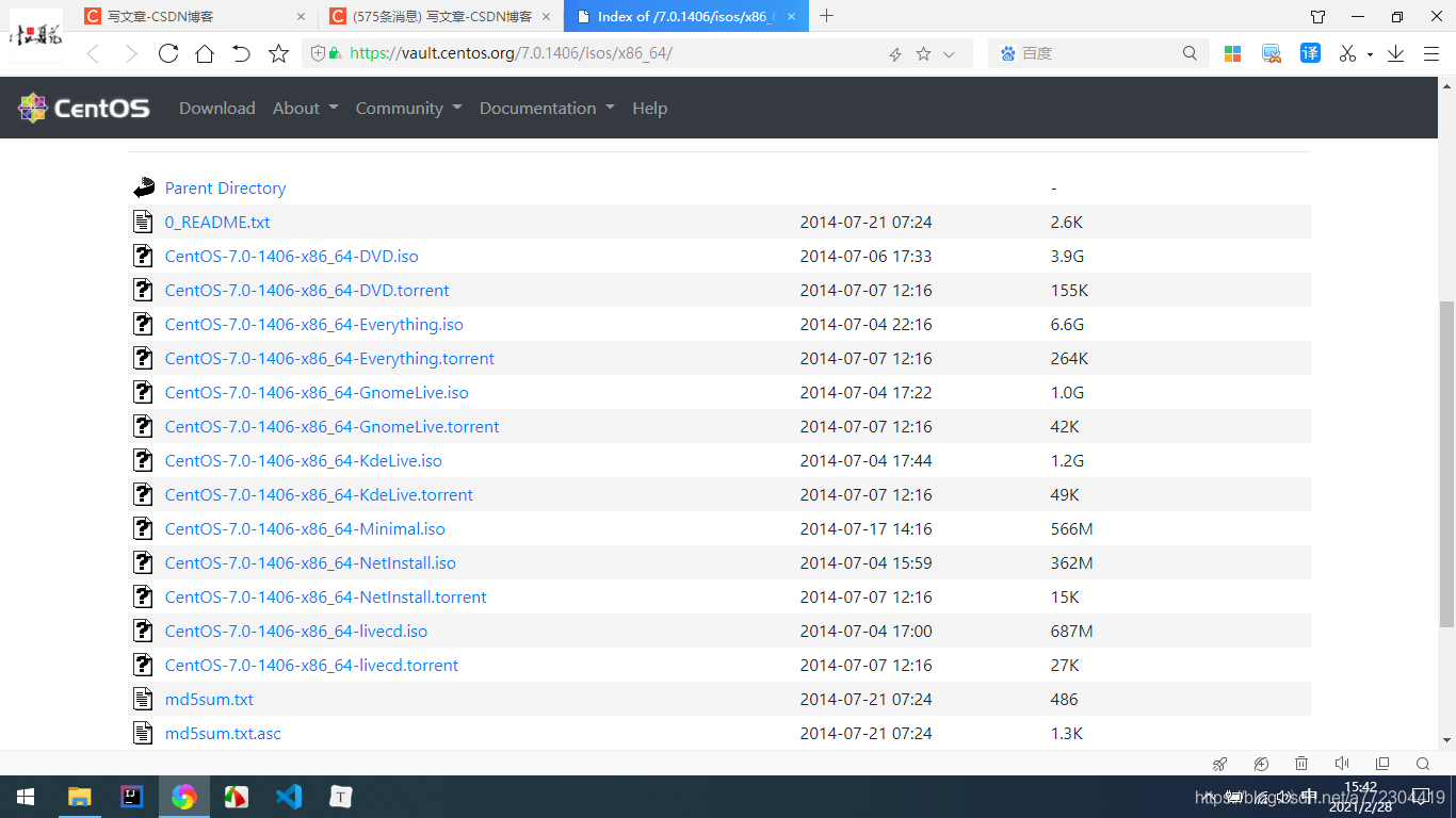 centos7下载地址_Linux