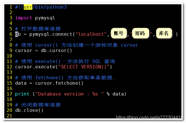 python3 连接数据库_Python