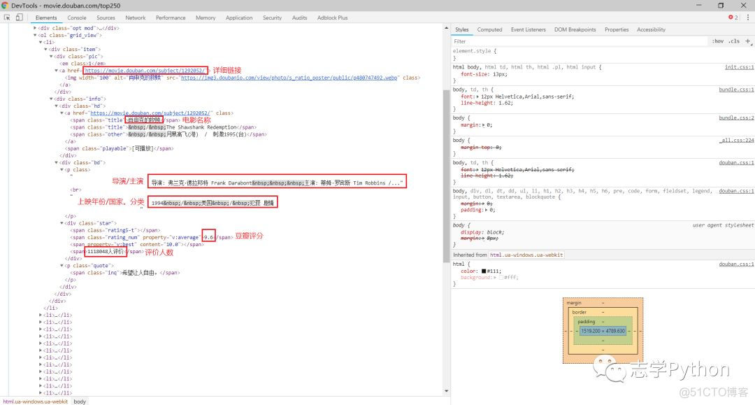 爬虫（八十） 用requests和xpath爬取豆瓣电影_爬虫_03