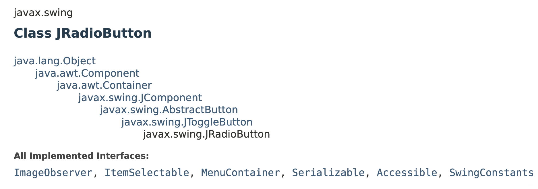 JavaSwing:JRadioButton-单选按钮开发详解_Java