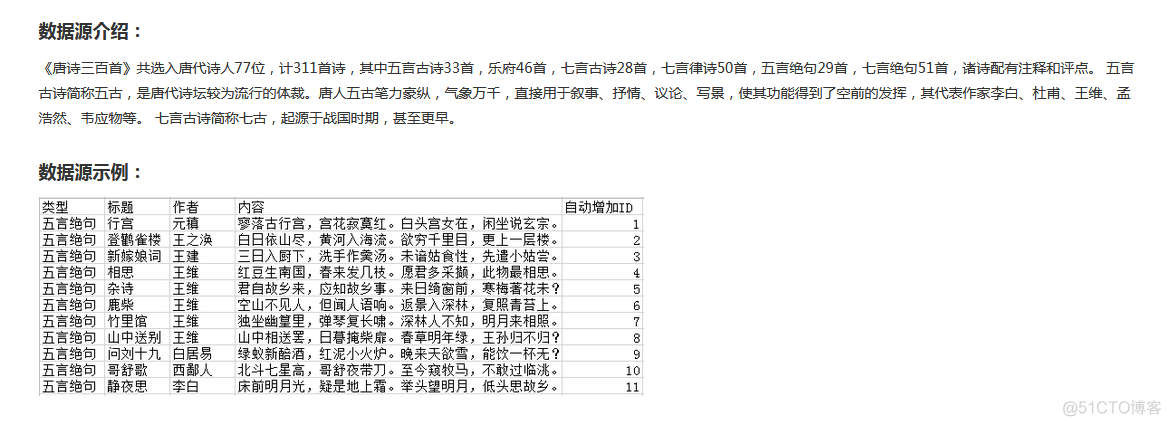 《唐诗三百首》数据库应用_MySQL_03