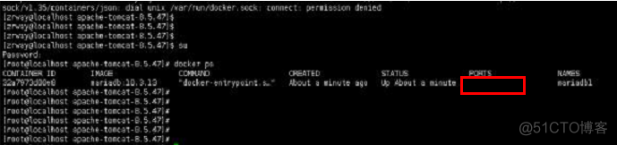 关于docker镜像启动后看不到PORT（PORT为空）docker ps 端口为空如果报错：docker：flag provided bu_docker