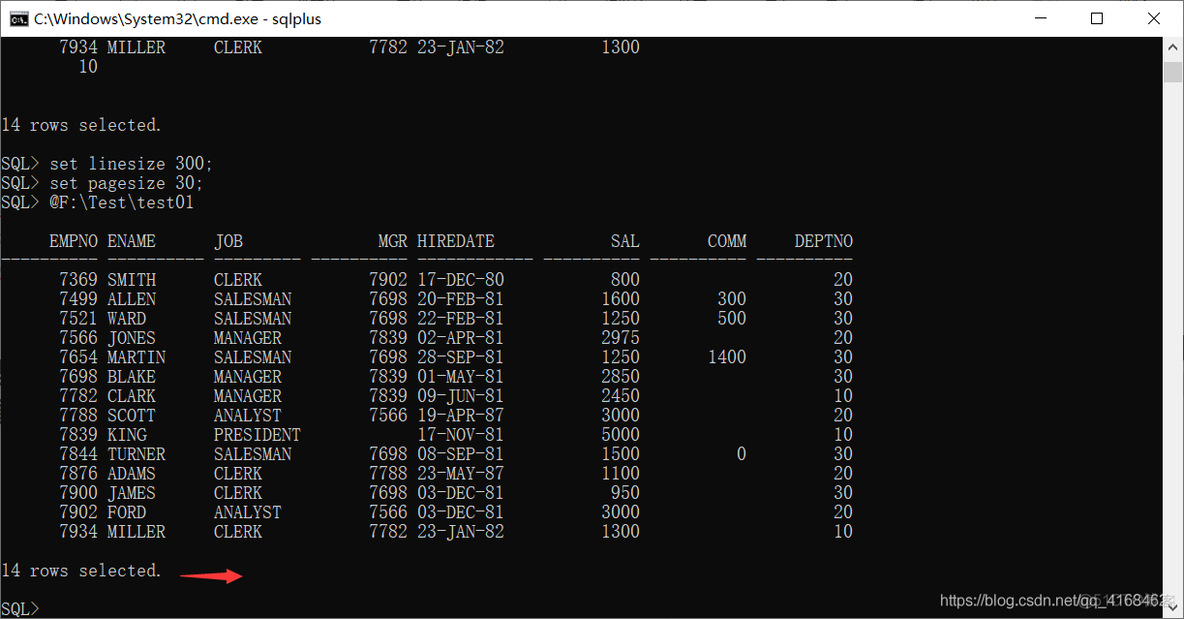 sqlplus基础命令_sqlplus基础命令_12