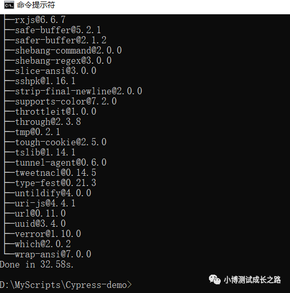 Cypress系列-使用yarn命令搭建cypress自动化测试环境_Cypress系列_02