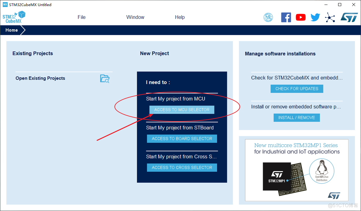 【STM32Cube-18】使用硬件QSPI读写SPI Flash（W25Q64）_STM32CubeMX_02