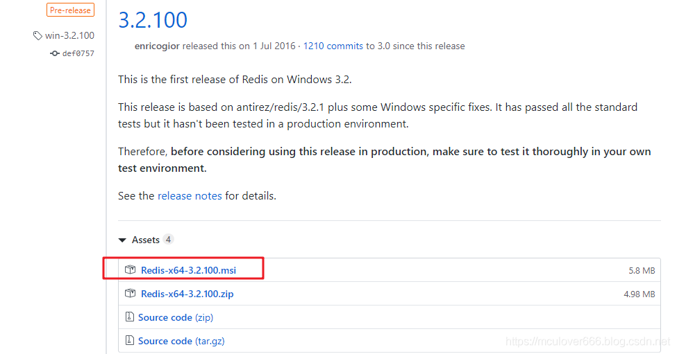 Redis 3.2安装过程（win10）_Redis