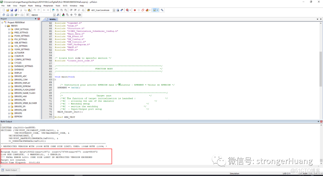 美敦力公开呼吸机，开发环境为Keil + ST10F276（STM32前身）_Keil_09