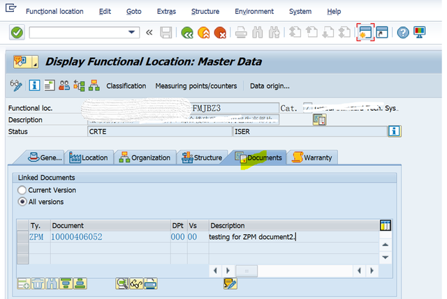 SAP PM 初级系列26 - 设备&功能位置的Document_SAP_04