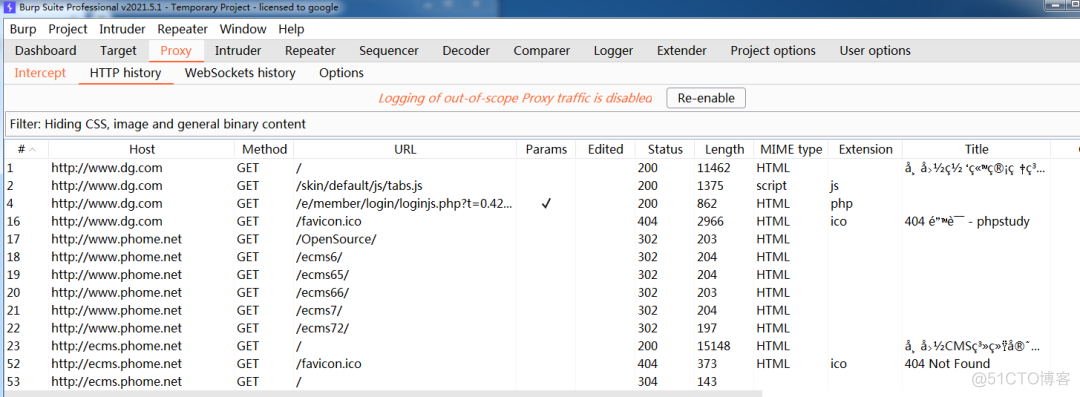BurpSuite2021 -- 代理模块(Proxy)_编程编程语言_02