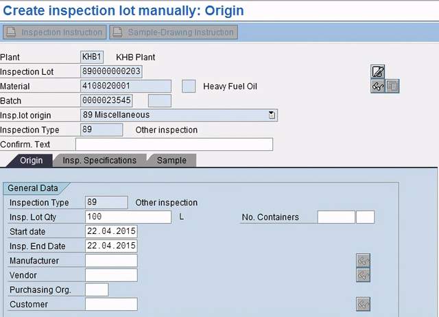 Physical Samples Management in SAP QM_SAP_09