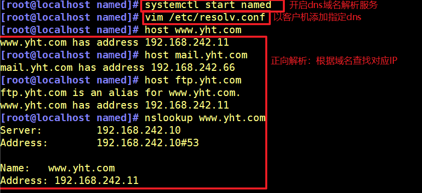 DNS域名解析服务及正向解析实验_域名服务器_09