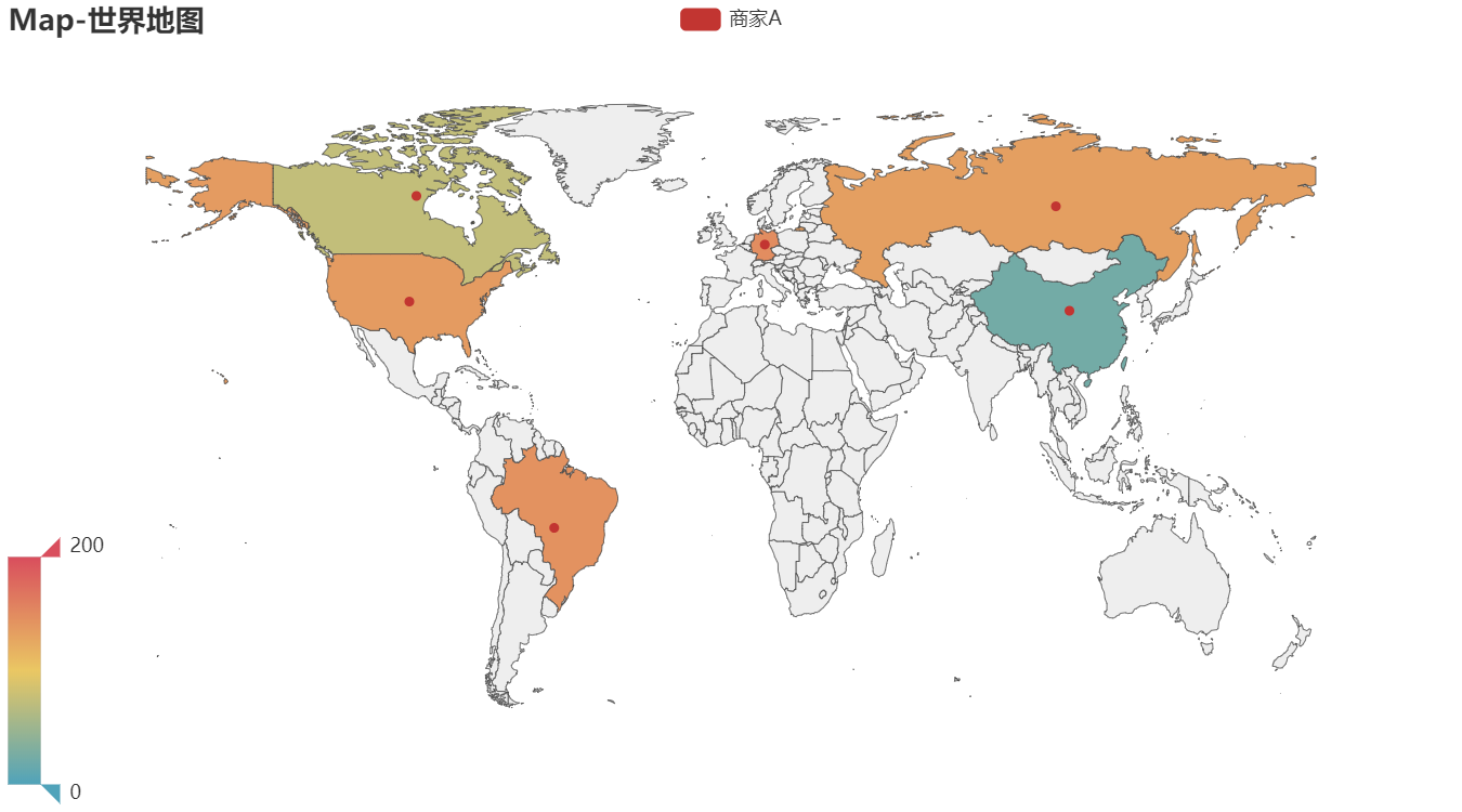 数据可视化 - 地图 - 世界地图_数据可视化