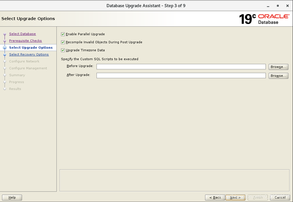 DBUA升级至19C NON-CDB_# Oracle升级_15