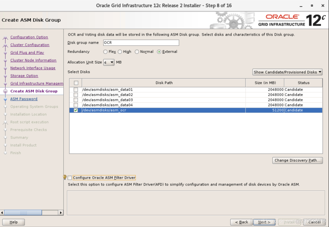 ORACLE12CR2 RAC安装部署（REDHAT7.6）_ORACLE_15