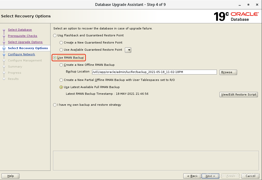 DBUA升级至19C NON-CDB_Oracle_16