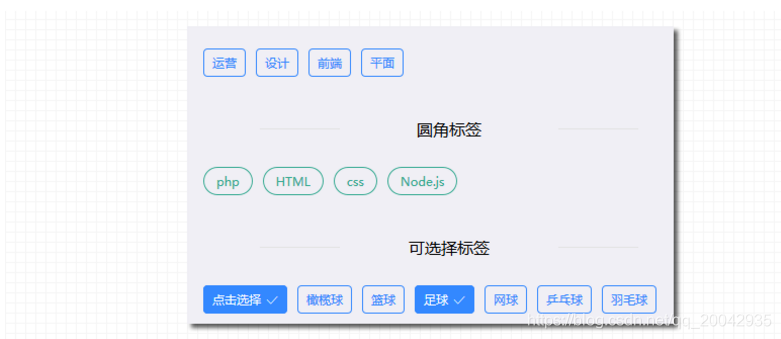 20HUI - 标签组件（hui-tags）_# HUI