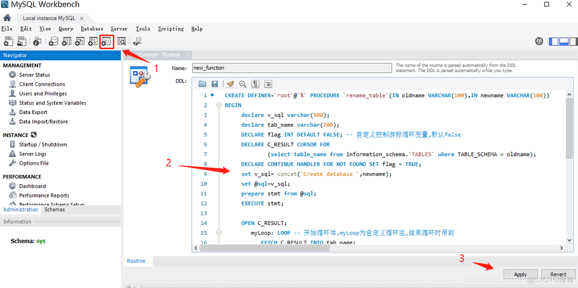 Mysql通过存储过程实现修改数据库名，包含储过程源码_数据库