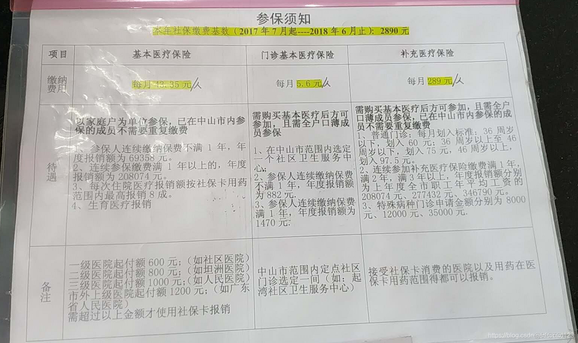 新生儿医保（社保）_个人杂谈